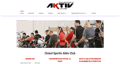 Desktop Screenshot of aktivclub.ro