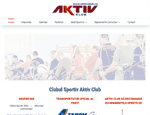 Tablet Screenshot of aktivclub.ro